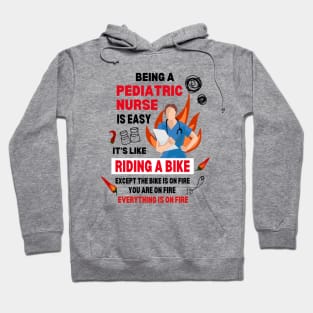 Nursing Funny Quote of A Pediatric Nurse Squad Hoodie